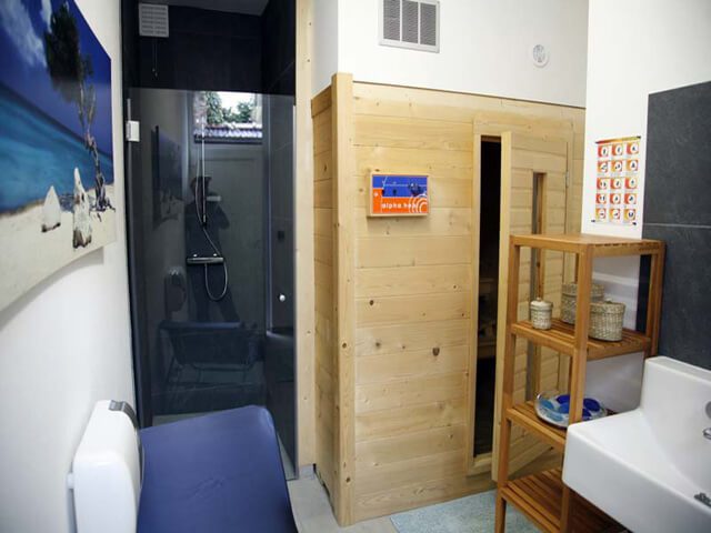 Groepshuis in Felenne sauna met douche en wc